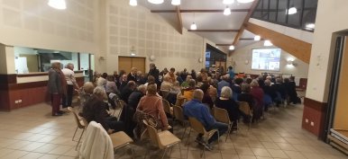 Une salle bien remplie !